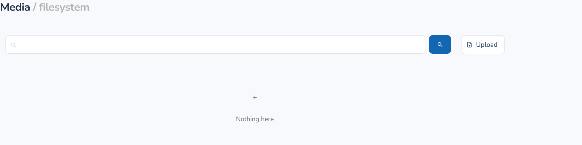 Email Media library with search and Upload