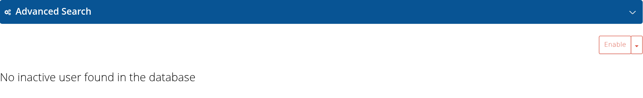 Inactive Users with no matching accounts